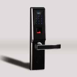 亚太天能指纹锁 家用防盗门锁大门智能密码锁木门办公电子门锁V6