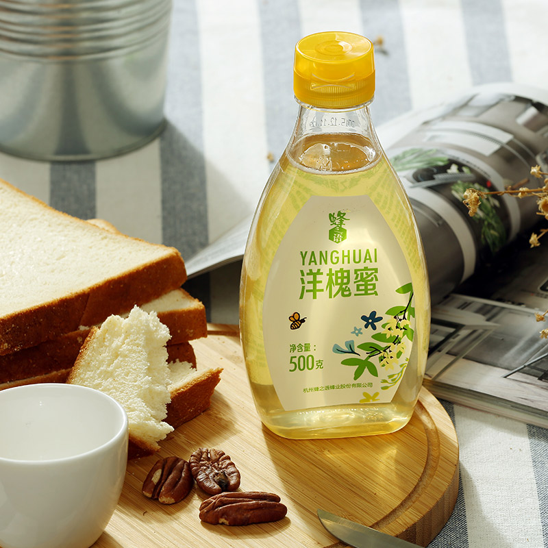 蜂之语洋槐花蜂蜜 纯正天然农家自产蜂巢蜜源0添加500g成熟土蜂蜜