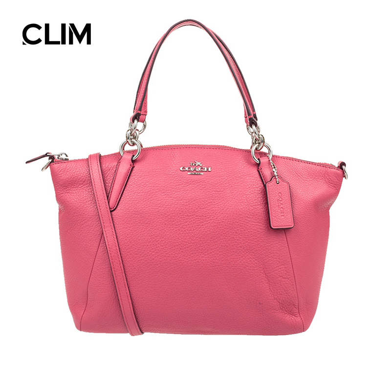 COACH/蔻驰荔枝纹单肩斜挎饺子包经典款时尚女包36675