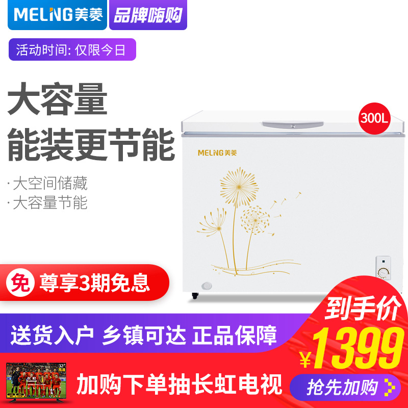 MeiLing/美菱 BC/Bd-300DT 大冰柜/冷藏冷冻/卧式商用/节能冷柜