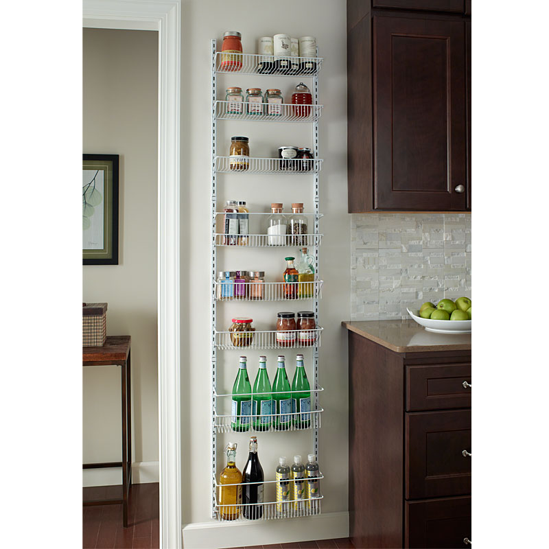 CLOSETMAID阁室美大容量可调节门墙两用厨房置物架壁挂瓶罐收纳架