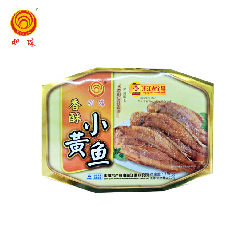 【明珠】香酥小黄花鱼即食小黄鱼下饭菜香酥小黄鱼180克盒装
