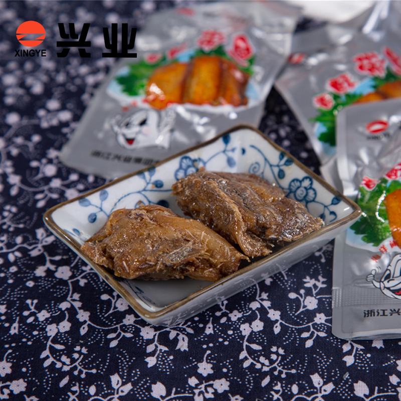 兴业香酥带鱼200g舟山特产海鲜休闲即食零食鱼干真空包装三件包邮
