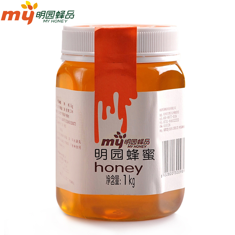 明园天然蜂蜜 1000g  纯净农家自产野生百花成熟土蜂蜜