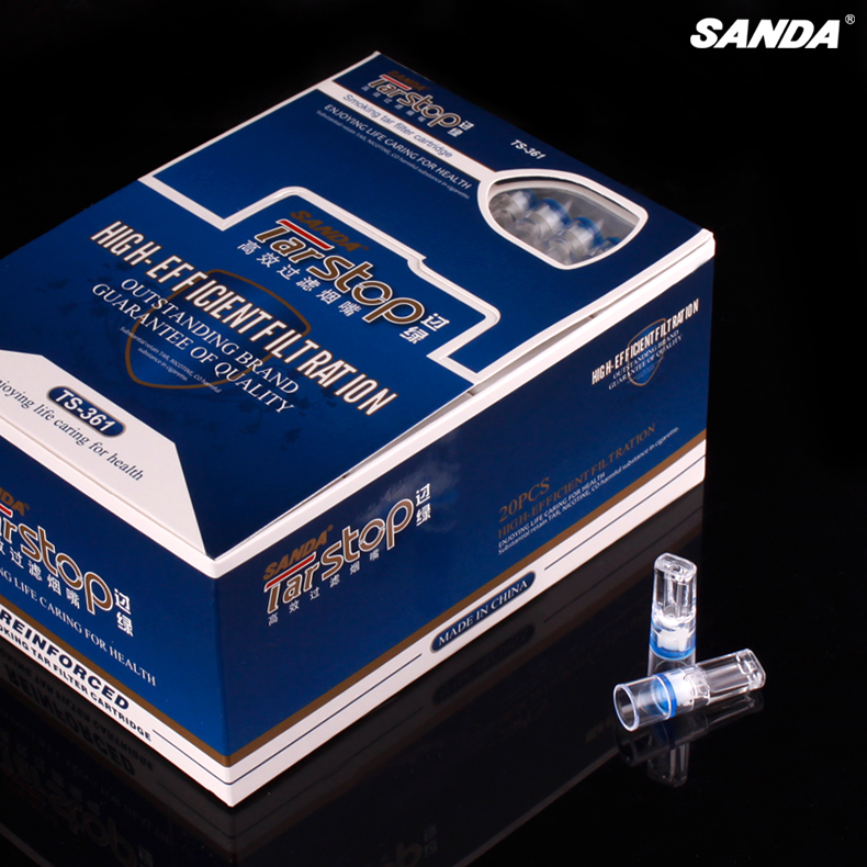 三达sanda 抛弃型一次性烟嘴过滤嘴 200支 TS-361 过滤器烟具短款