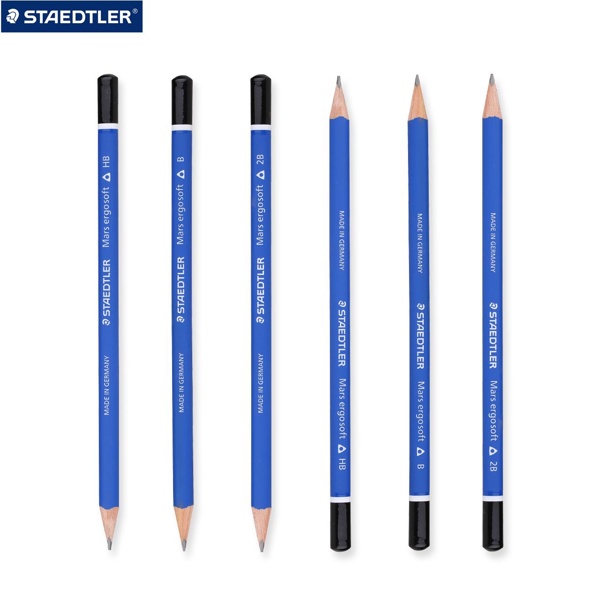 德国STAEDTLER/施德楼 150三角杆磨砂防滑 铅笔 书写绘画手感好