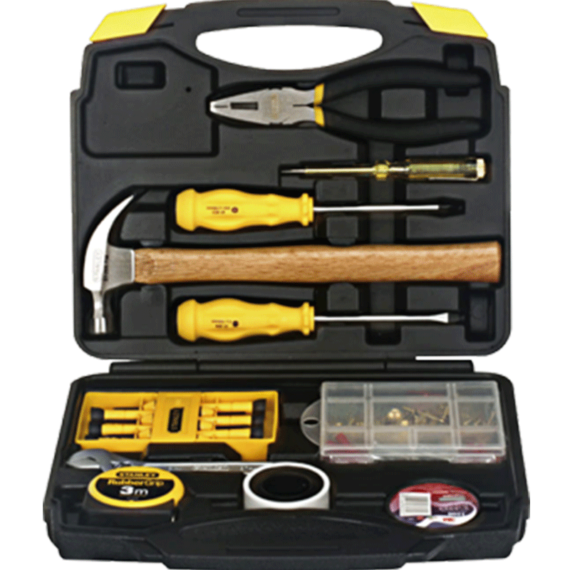 STANLEY/史丹利25件手动工具组套LT-801工具套装家用工具箱