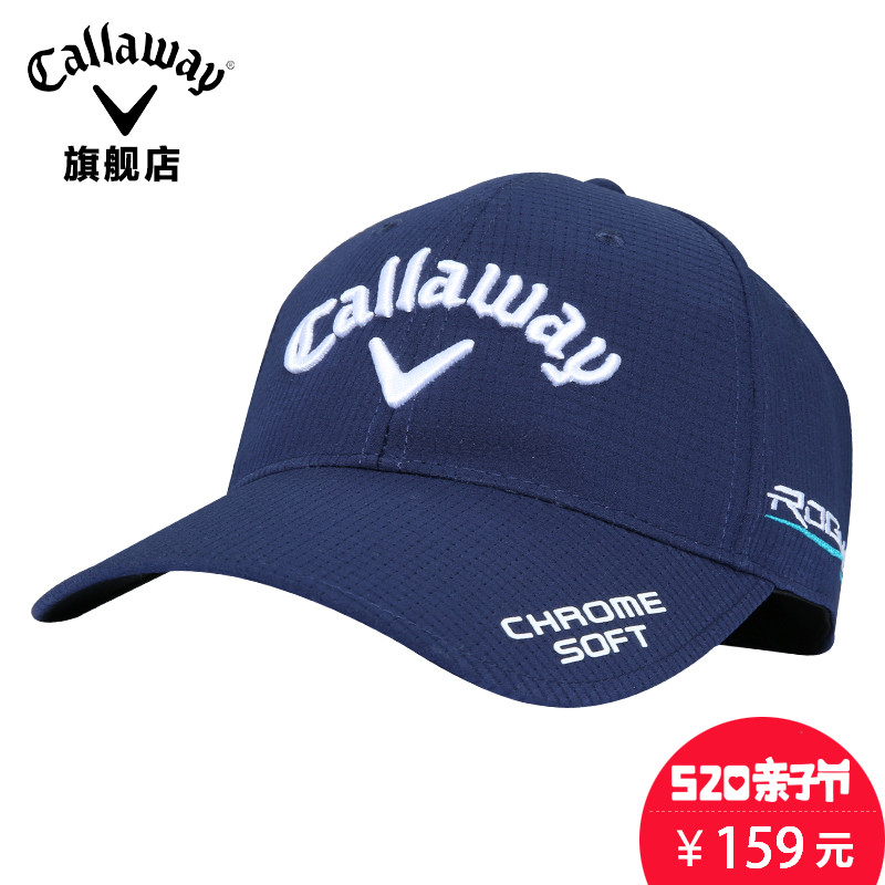 Callaway卡拉威高尔夫男士球帽 运动户外时尚有顶帽2018新款