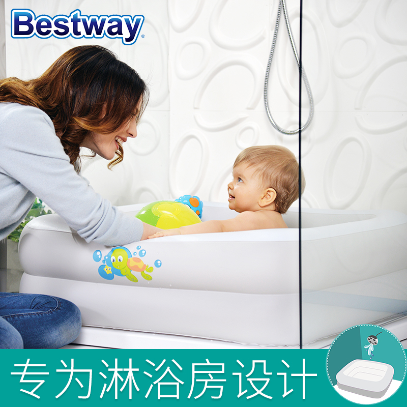 Bestway儿童游泳池加厚 充气宝宝 婴幼儿家庭泳池宝宝浴池