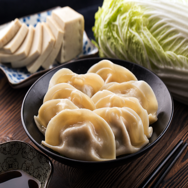 三全食品速冻饺子素水饺 大白菜豆腐素食方便速食品450g