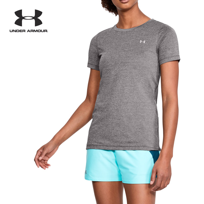 Under Armour 安德玛 UA女子 Armour 运动短袖T恤-1285637