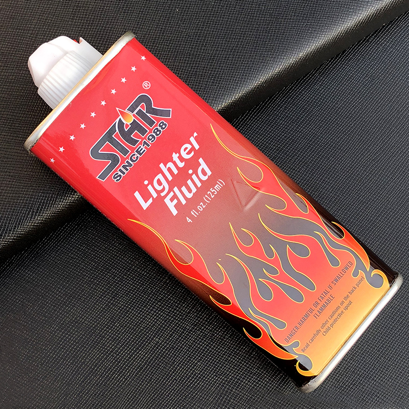 STAR恒星打火机煤油125ml套餐清香型通用煤油送火石棉芯专用配件