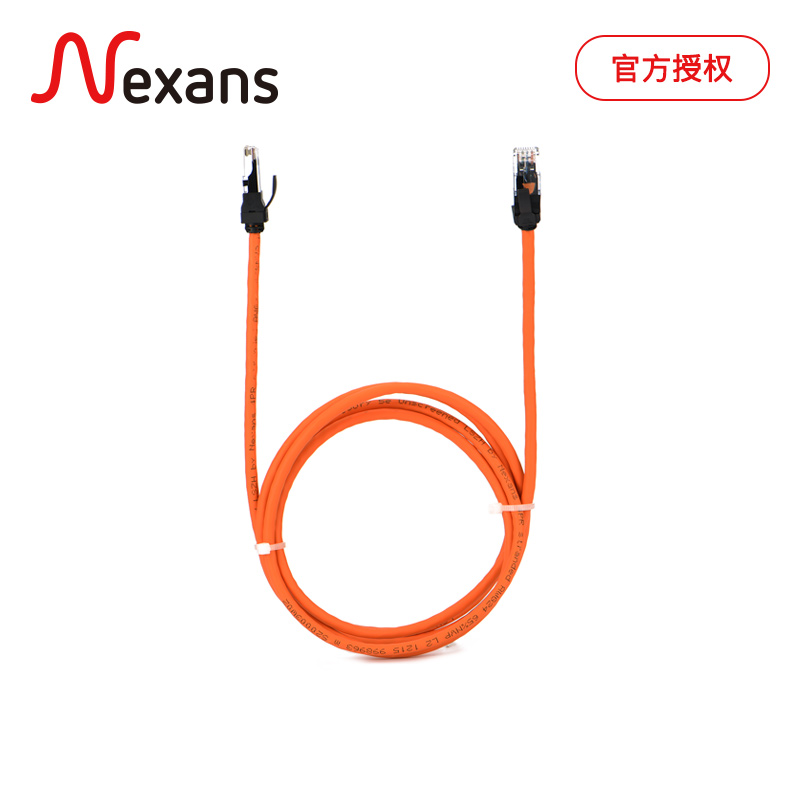 耐克森超五类网络非屏蔽跳线家用电脑高速宽带水晶头双绞线