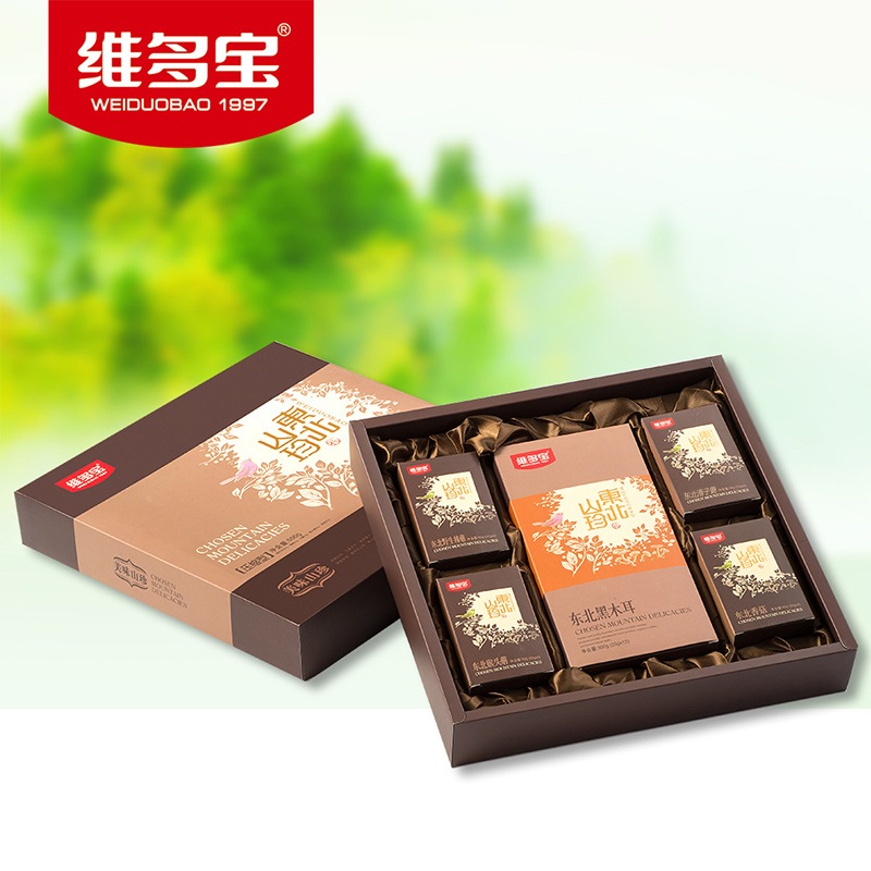维多宝东北特产山珍500g黑木耳榛蘑  猴头菇 香菇干货