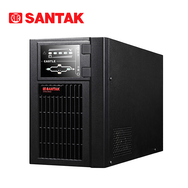 山特ups不间断电源1KVA/800W在线式电脑UPS电源服务器延时稳压C1K