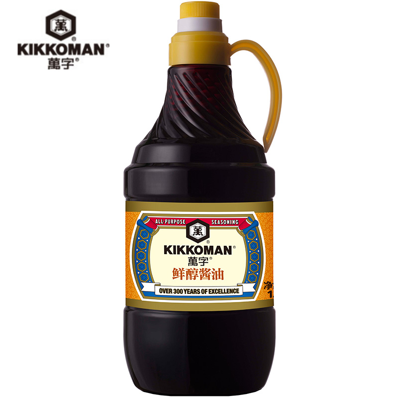 万字酱油龟甲万鲜醇酱油酿造餐厅批发特级刺身酱油1.8L包邮
