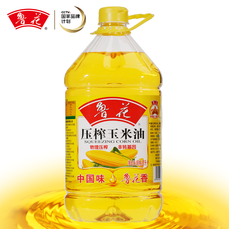 【鲁花直销】鲁花物理压榨玉米油5L  非转基因 食品 压榨食用油