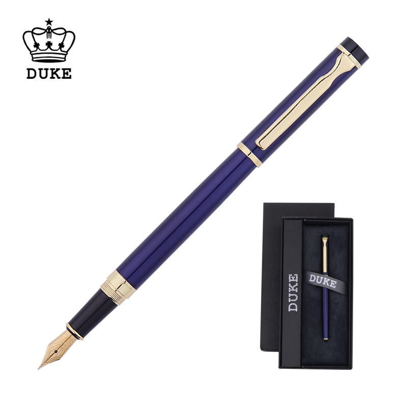 Duke公爵钢笔学生练字钢笔办公签字财务钢笔特洛伊系列礼盒装