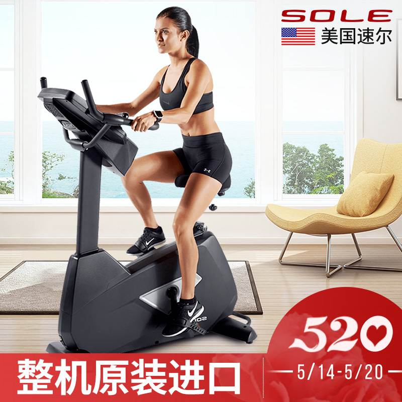 美国sole速尔B94NEW进口家用商用立式静音健身车家用脚踏车